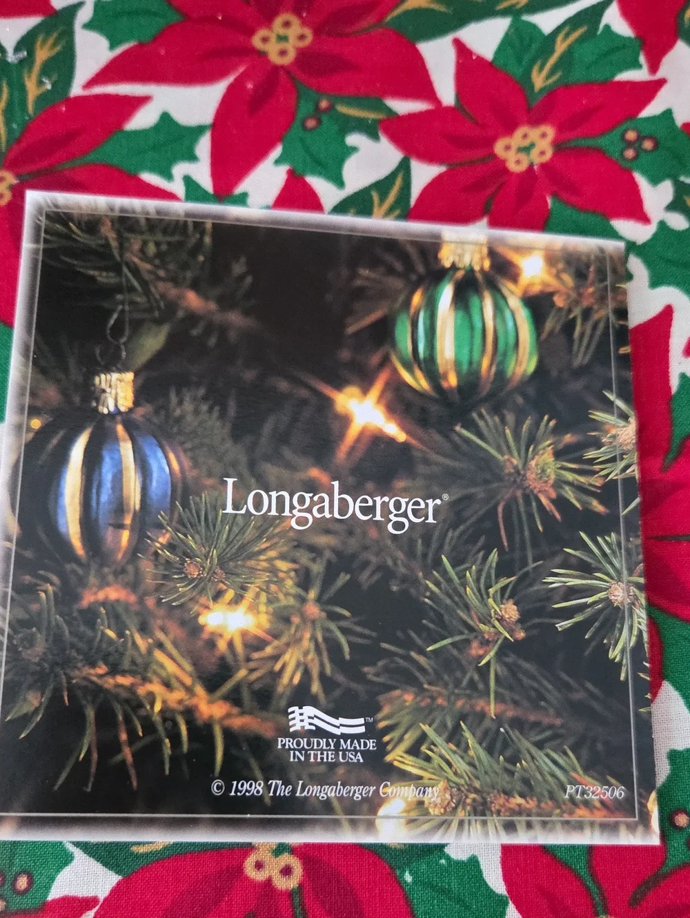*1998* Longaberger Ceramic Collector's Club Ornament